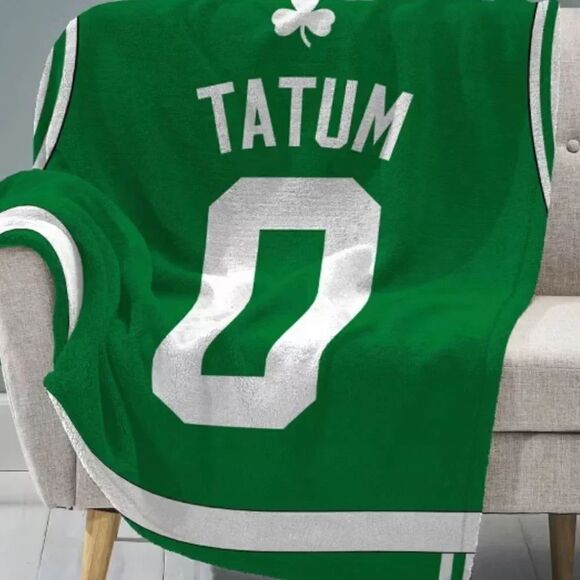 Other - Celtics Blanket fleece Tatum green